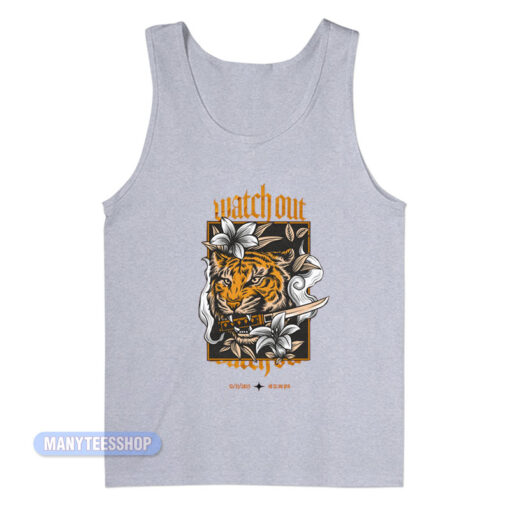 Tiger Sword Watch Out Tank Top