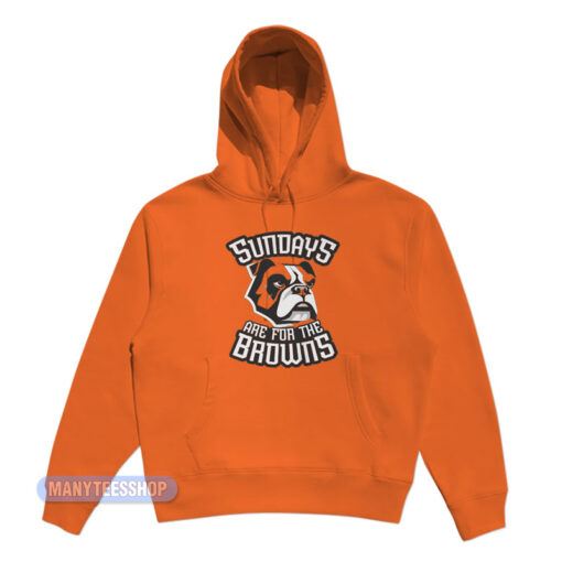 Cleveland Brown Sundays Are For The Dawgs Hoodie