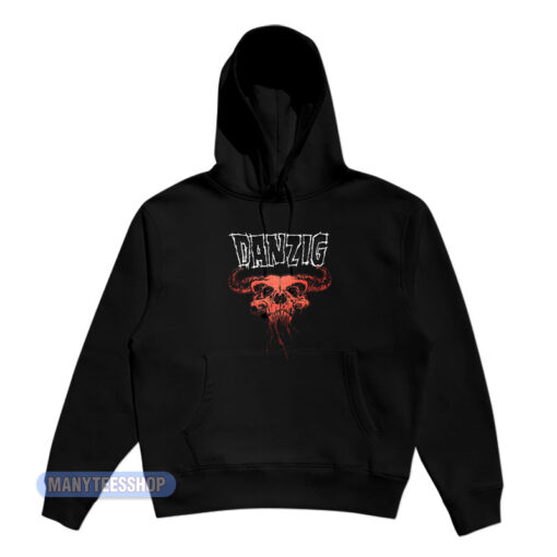 Danzig Red Skull Metal Hoodie