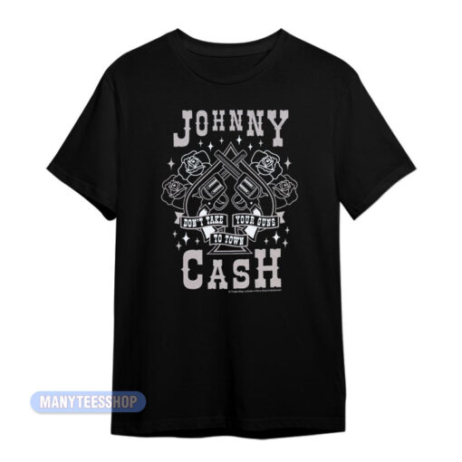 Johnny Cash Guns Kids T-Shirt