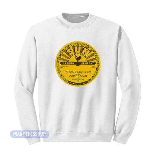Johnny Cash Sun Records Folsom Prison Sweatshirt