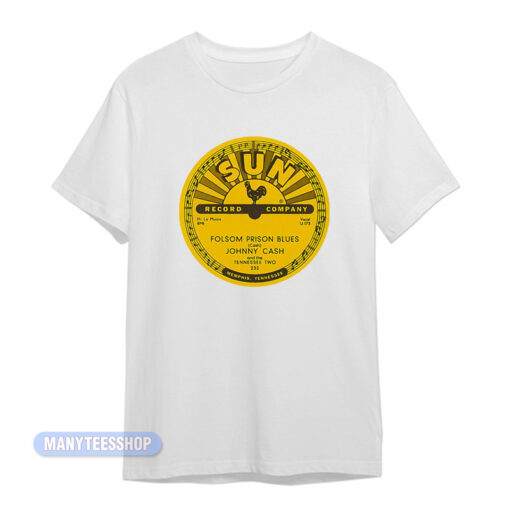 Johnny Cash Sun Records Folsom Prison T-Shirt