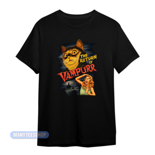 The Return Of Vampurr Cat Vampire T-Shirt