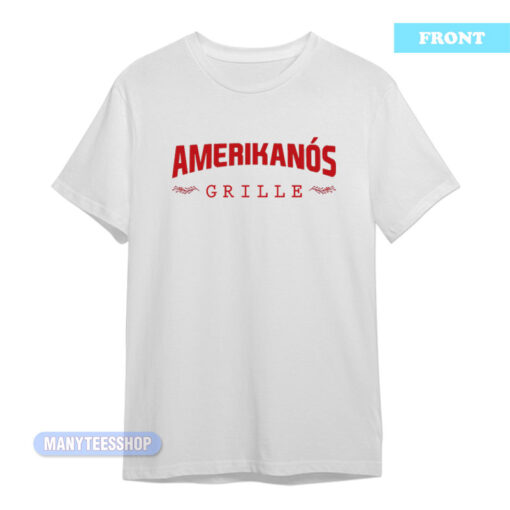 Amerikanos Grille Gyros In Town T-Shirt