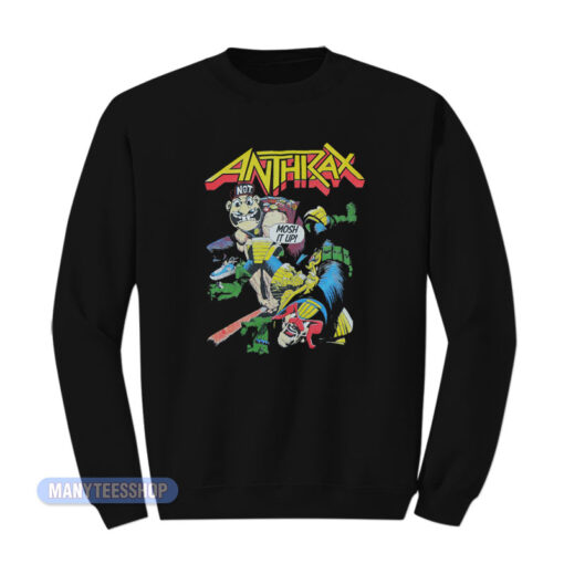 Anthrax Not Man Judge Dredd Mosh It Up Sweatshirt