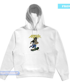 Anthrax Not Man Skate Mosh It Up Hoodie