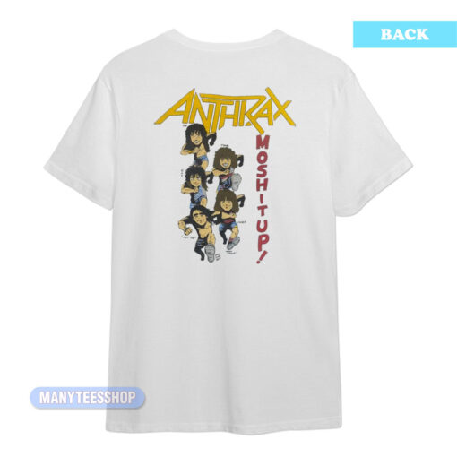 Anthrax Not Man Skate Mosh It Up T-Shirt