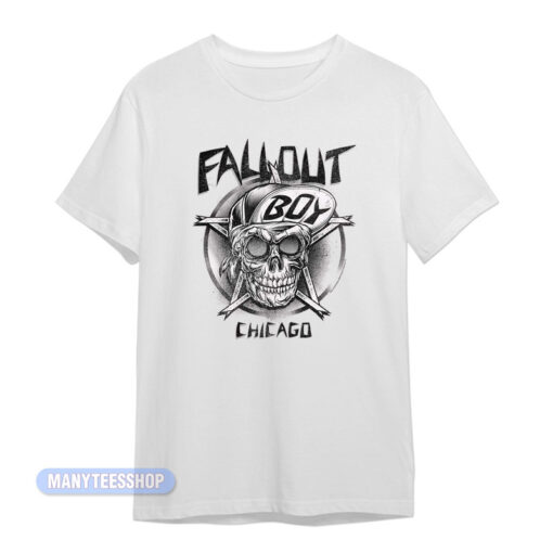 Fall Out Boy Chicago Skull T-Shirt