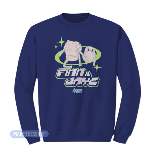 Finn And Jake Adventure Time Tonal Sweatshirt