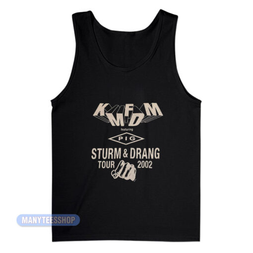 KMFDM Featuring Pig Sturm And Drang Tour Tank Top