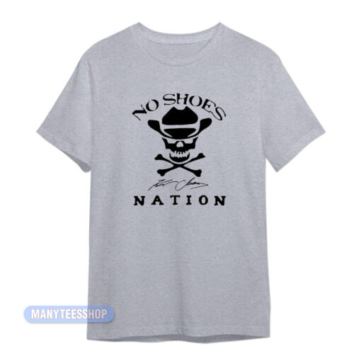 Kenny Chesney No Shoes Nation Cowboy Skull T-Shirt