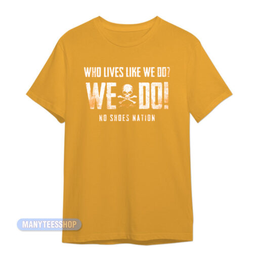 Kenny Chesney We Do No Shoes Nation T-Shirt