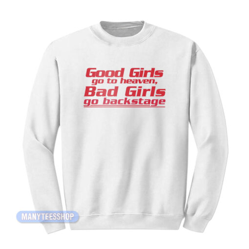 Anwar Hadid Good Girls Bad Girls Go Backstage Sweatshirt