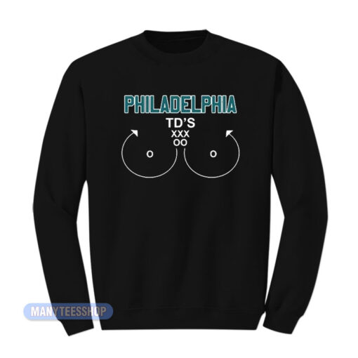 Philadelphia Eagles TD's Boob Sweatshirt