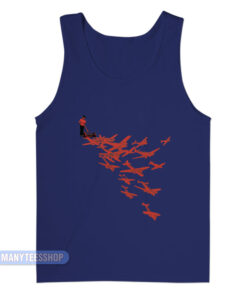 Sheldon Ames Bros Mow-Em Down Airplanes Tank Top