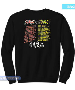 Sting And Shaggy 44/876 Tour Sweatshirt