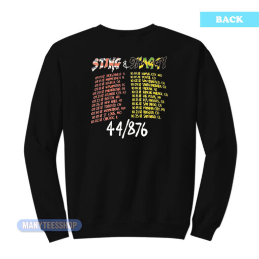 Sting And Shaggy 44/876 Tour Sweatshirt