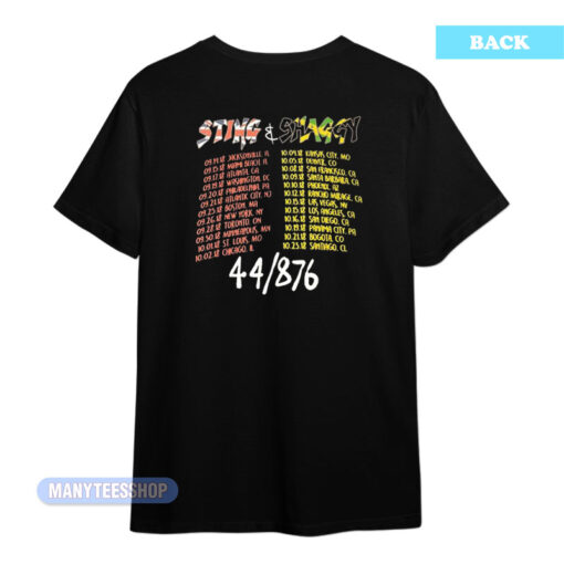 Sting And Shaggy 44/876 Tour T-Shirt