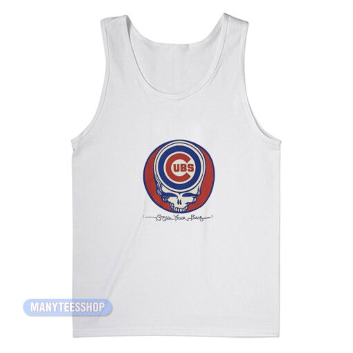 Chicago Cubs Grateful Dead Steal Your Base Tank Top
