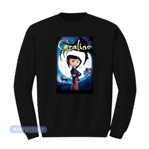 Coraline Button Moon Jumbo Movie Poster Sweatshirt