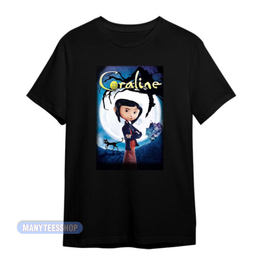 Coraline Button Moon Jumbo Movie Poster T-Shirt