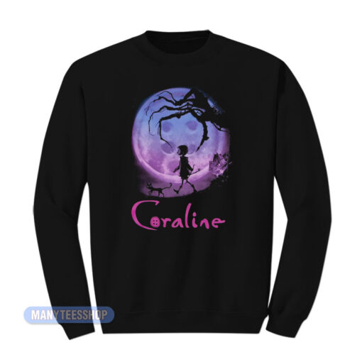 Coraline Button Moon Jumbo Movie Sweatshirt