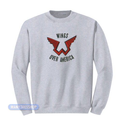 Paul McCartney Wings Over America Logo Sweatshirt