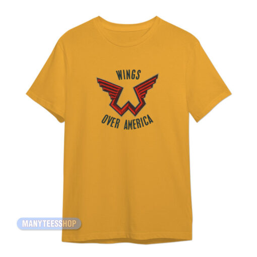 Paul McCartney Wings Over America Logo T-Shirt