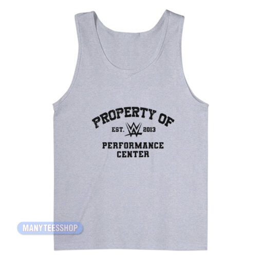 Property Of WWE Performance Center Tank Top