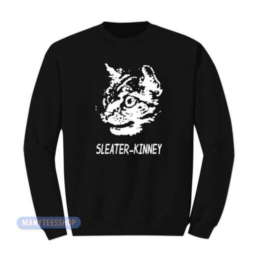 Sleater Kinney Cat Sweatshirt