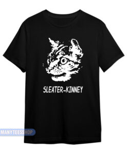 Sleater Kinney Cat T-Shirt