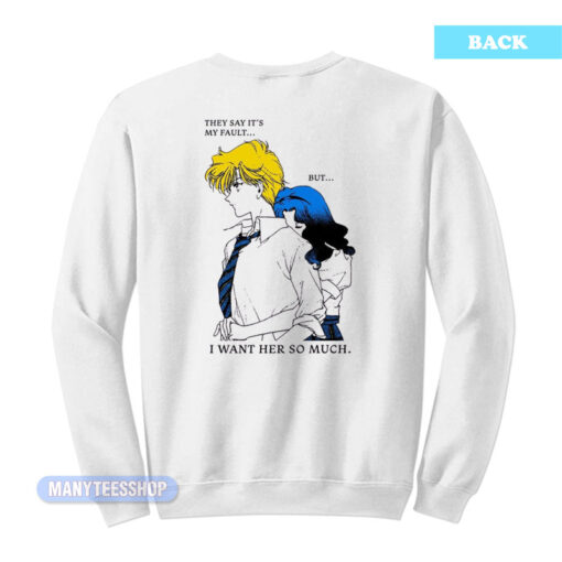 Tatu All The Things She Said Anime Sweatshirt