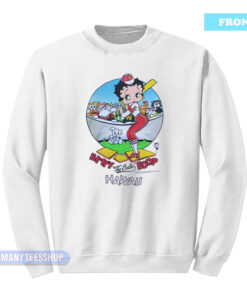 The Babe Betty Boop Baseball Sweatshirt