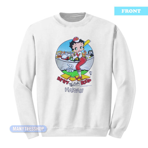 The Babe Betty Boop Baseball Sweatshirt