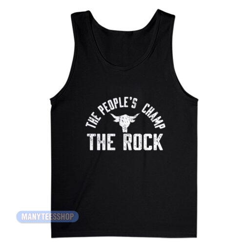 The People's Champ The Rock Tank Top