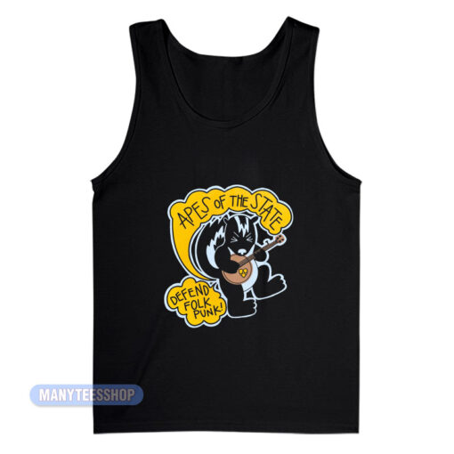 Apes Of The State Defend Folk Punk Tank Top