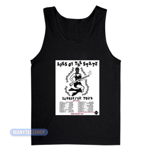 Apes Of The State Europe UK Tour Tank Top