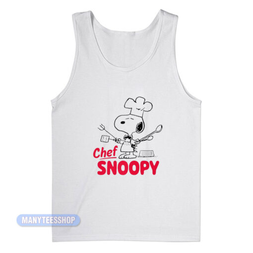 Chef Snoopy Tank Top