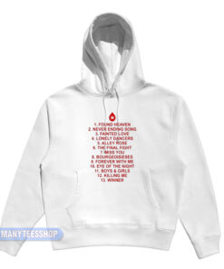 Conan Gray Found Heaven Track List Hoodie
