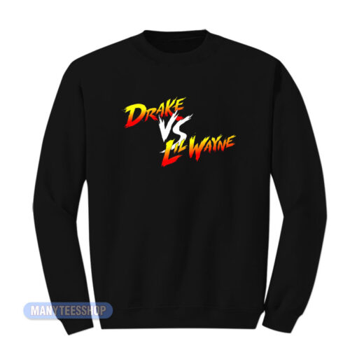 Drake vs Lil Wayne Street Fighter Sweatshirt