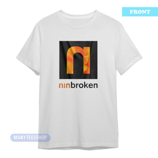 Nine Inch Nails NIN Broken NIN Fixed T-Shirt