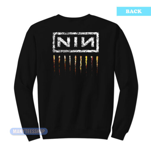 Nine Inch Nails Downward Spiral NIN Logo Sweatshirt