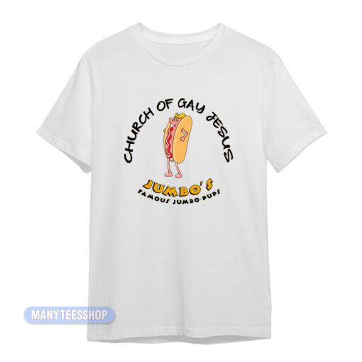 Shameless Church Of Gay Hot Dog T-Shirt