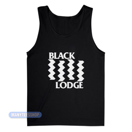 Twin Peaks Black Lodge Black Flag Tank Top