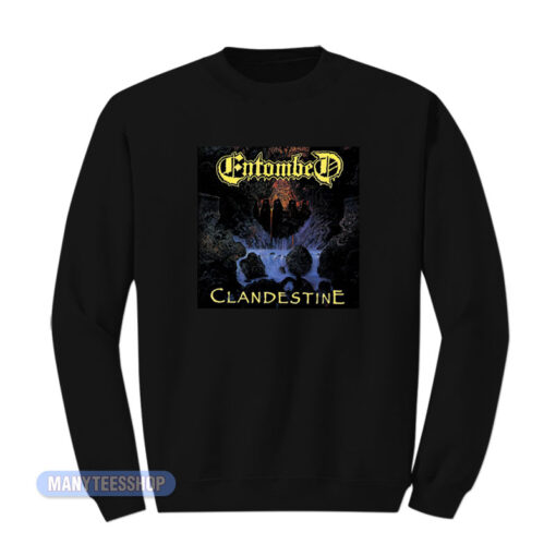 Entombed Clandestine Album Cover Sweatshirt