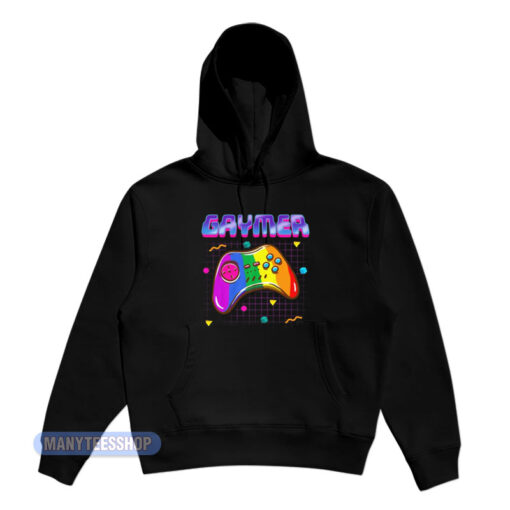 Gaymer Pride Gay Gamer Rainbow Hoodie