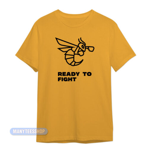 Mike Tyson Ready To Fight Bee Logo T-Shirt