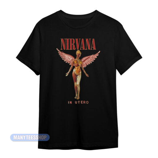 Nirvana In Utero Album Cover T-Shirt