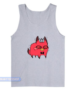 Hazbin Hotel Cursed Cat Alastor Tank Top