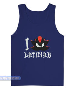 Shadow The Hedgehog I Love Latinas Tank Top